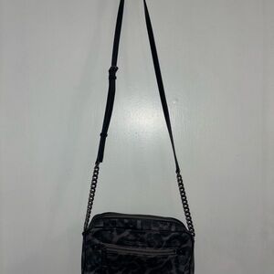 Black Michael kors leopard print Crossbody Bag - used
